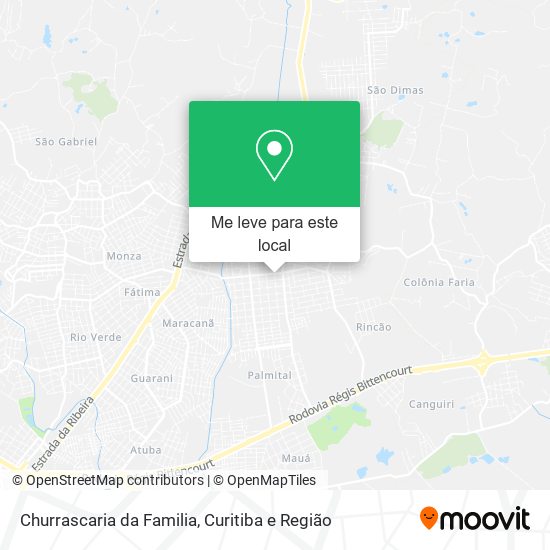 Churrascaria da Familia mapa