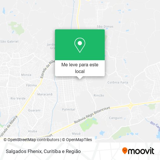 Salgados Fhenix mapa