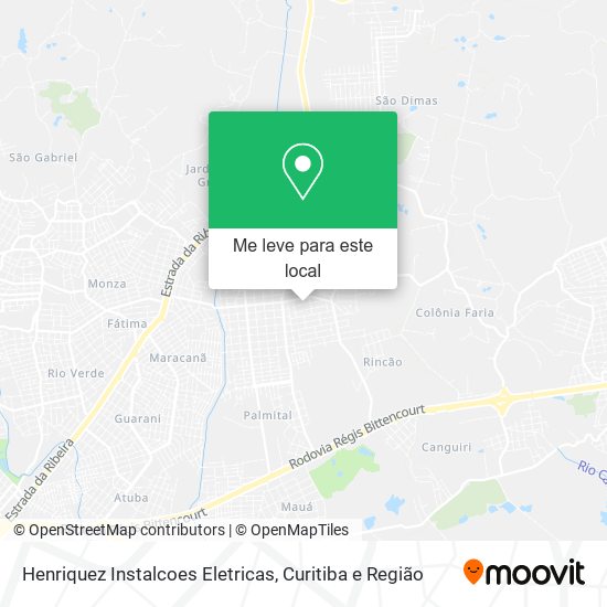 Henriquez Instalcoes Eletricas mapa