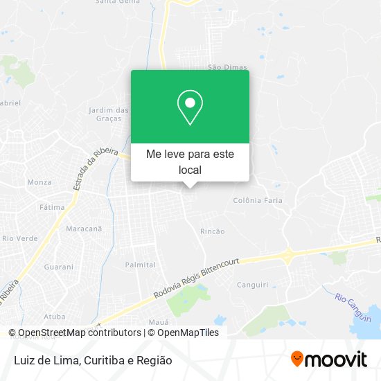 Luiz de Lima mapa