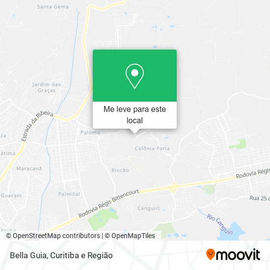Bella Guia mapa
