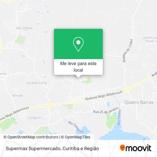 Supermax Supermercado mapa