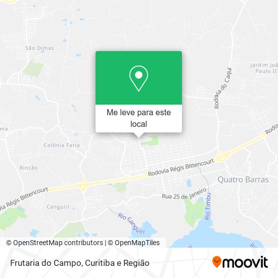 Frutaria do Campo mapa