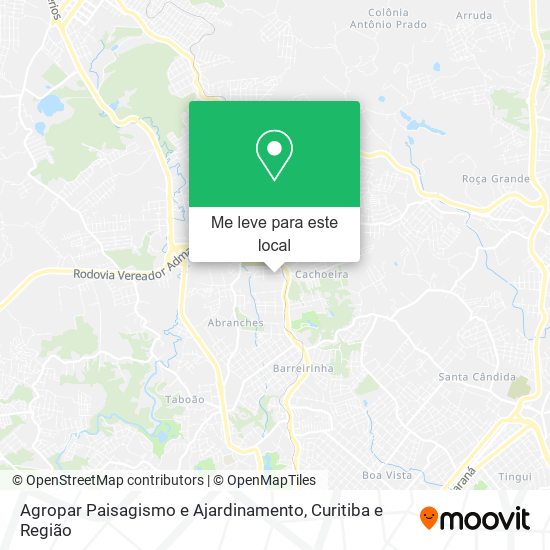 Agropar Paisagismo e Ajardinamento mapa