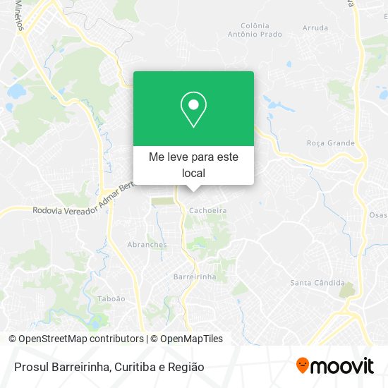 Prosul Barreirinha mapa