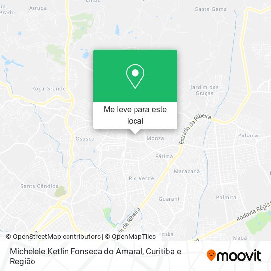 Michelele Ketlin Fonseca do Amaral mapa