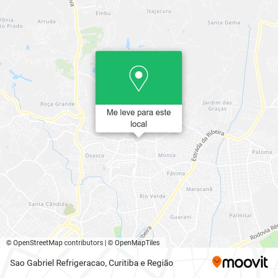 Sao Gabriel Refrigeracao mapa