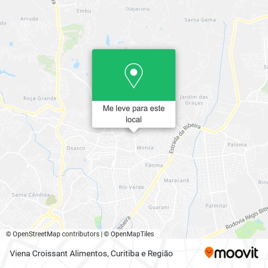 Viena Croissant Alimentos mapa