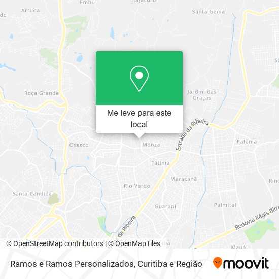 Ramos e Ramos Personalizados mapa