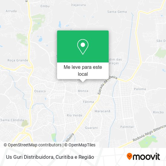 Us Guri Distribuidora mapa