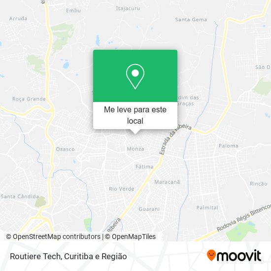 Routiere Tech mapa