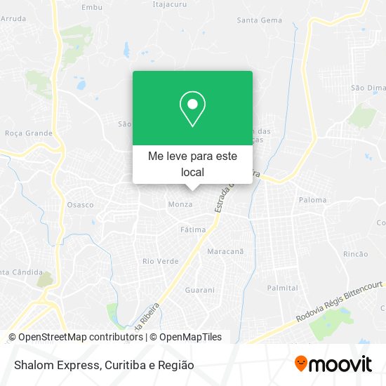 Shalom Express mapa