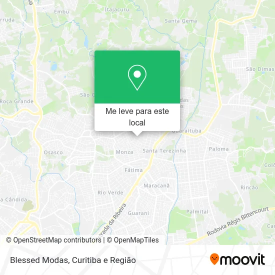 Blessed Modas mapa