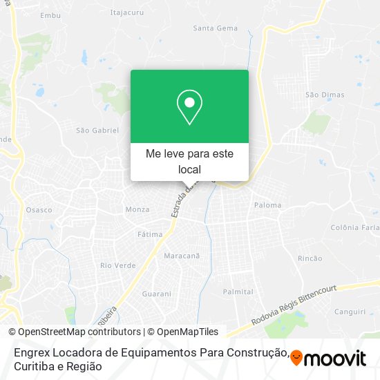 Engrex Locadora de Equipamentos Para Construção mapa
