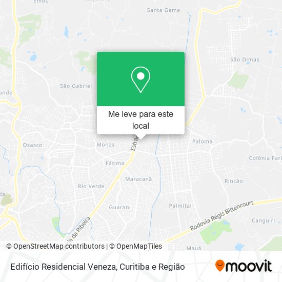 Edifício Residencial Veneza mapa