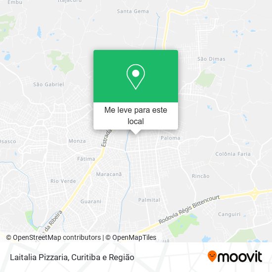 Laitalia Pizzaria mapa