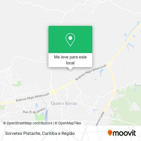 Sorvetes Pistache mapa