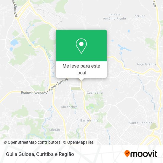 Gulla Gulosa mapa