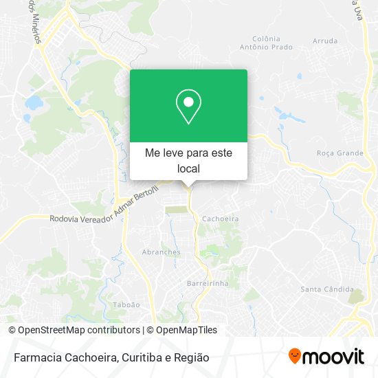 Farmacia Cachoeira mapa