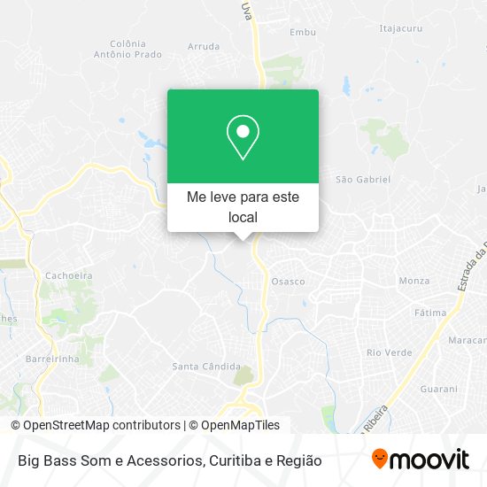 Big Bass Som e Acessorios mapa