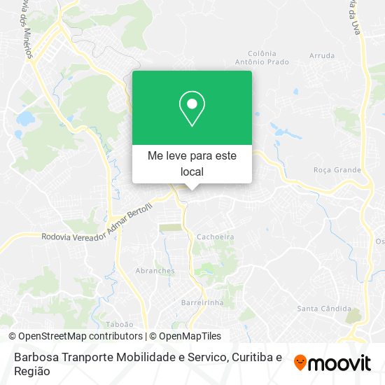 Barbosa Tranporte Mobilidade e Servico mapa
