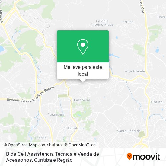 Bida Cell Assistencia Tecnica e Venda de Acessorios mapa