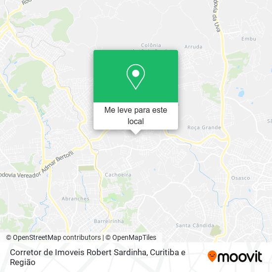 Corretor de Imoveis Robert Sardinha mapa
