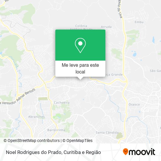 Noel Rodrigues do Prado mapa