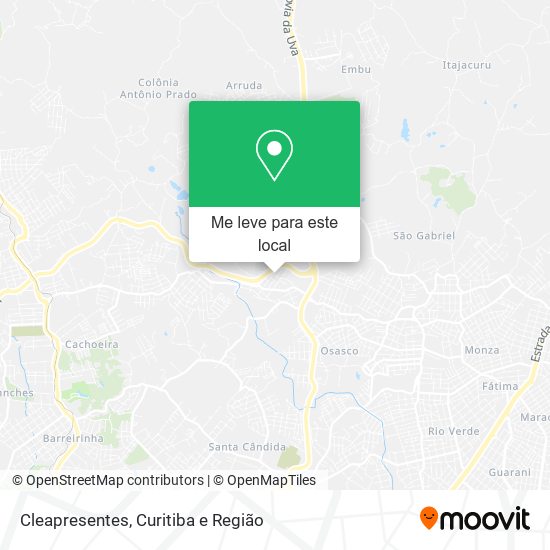 Cleapresentes mapa
