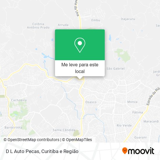 D L Auto Pecas mapa
