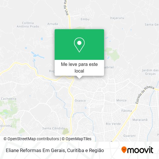 Eliane Reformas Em Gerais mapa