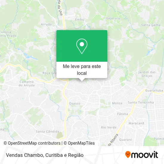 Vendas Chambo mapa