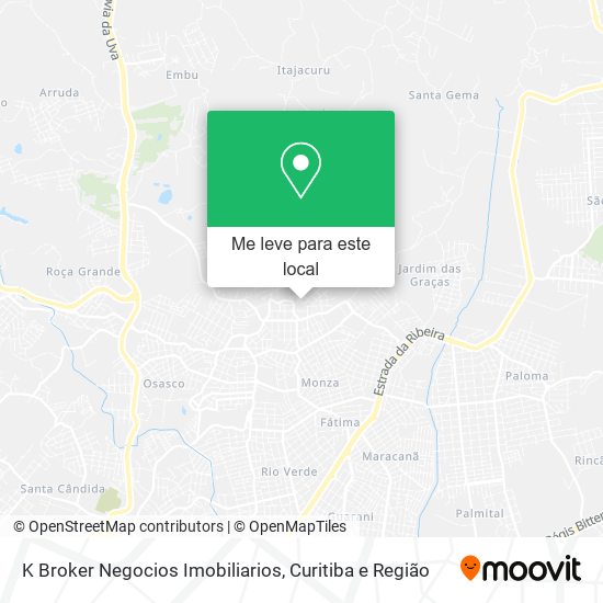 K Broker Negocios Imobiliarios mapa