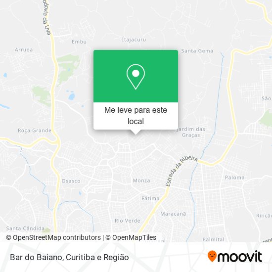 Bar do Baiano mapa