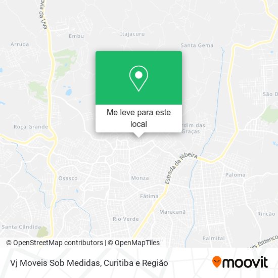 Vj Moveis Sob Medidas mapa