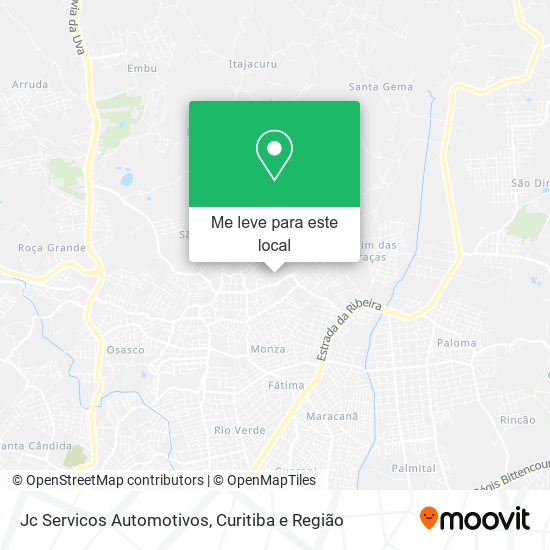 Jc Servicos Automotivos mapa