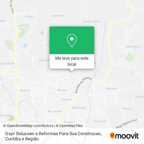 Gspr Solucoes e Reformas Para Sua Construcao mapa