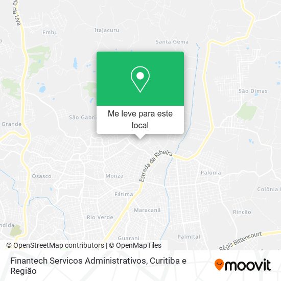 Finantech Servicos Administrativos mapa