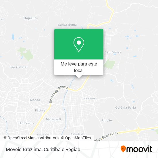 Moveis Brazlima mapa