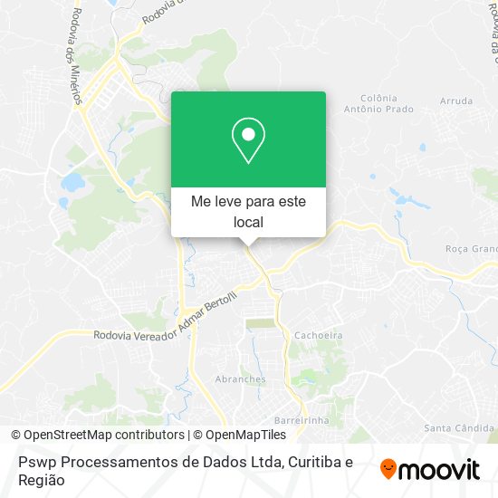 Pswp Processamentos de Dados Ltda mapa