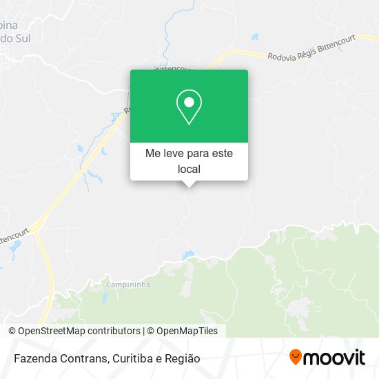 Fazenda Contrans mapa