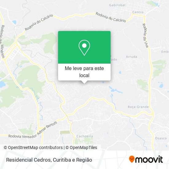 Residencial Cedros mapa