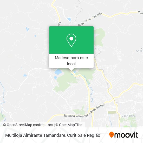 Multiloja Almirante Tamandare mapa