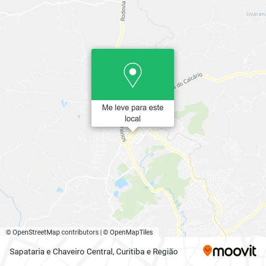 Sapataria e Chaveiro Central mapa