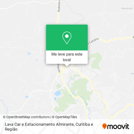 Lava Car e Estacionamento Almirante mapa