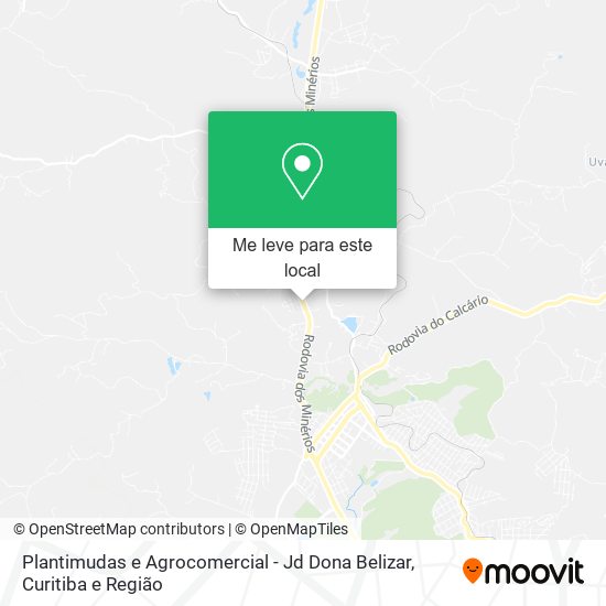 Plantimudas e Agrocomercial - Jd Dona Belizar mapa