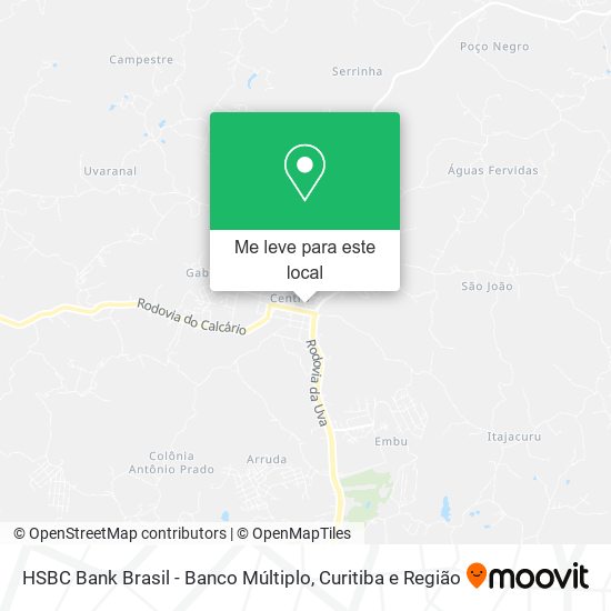 HSBC Bank Brasil - Banco Múltiplo mapa