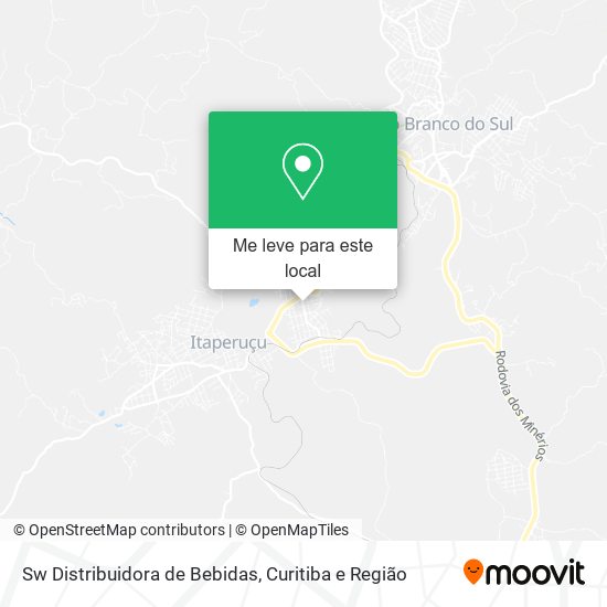 Sw Distribuidora de Bebidas mapa