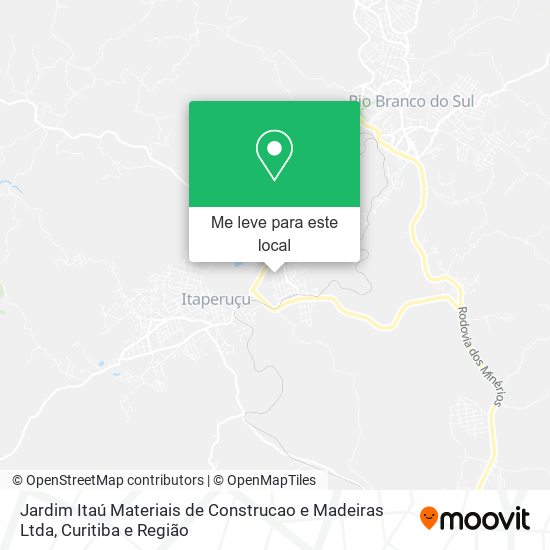 Jardim Itaú Materiais de Construcao e Madeiras Ltda mapa