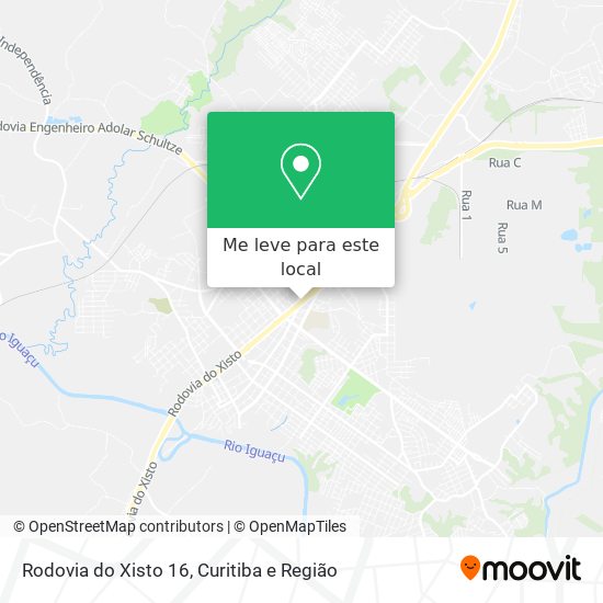 Rodovia do Xisto 16 mapa